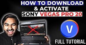 How to Download Sony Vegas Pro 20 | How to Activate in 2023