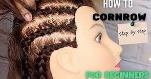 How to Cornrow for Beginners, Step-by-Step | Part 1 of Braiding Series