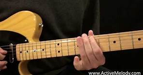 An Easy Guitar Solo in the Major Pentatonic Scale (Key of E)