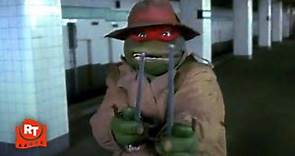 Teenage Mutant Ninja Turtles (1990) - Raphael Saves April O'Neil Scene | Movieclips