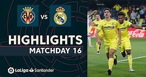 Resumen de Villarreal CF vs Real Madrid (2-1)