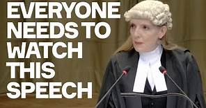 Gaza Genocide Unmasked By Irish Lawyer's HISTORIC Speech At The ICJ