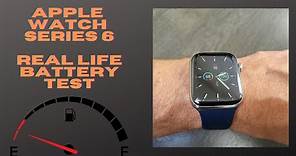 Apple Watch Series 6 Real Life Battery Test