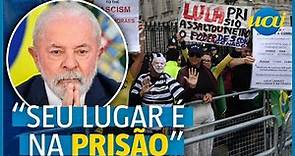 Lula é recebido com protestos em Londres