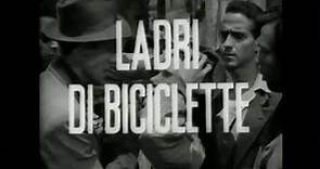 Ladri di biciclette (Vittorio De Sica, 1948) Trailer Originale Italiano d'epoca