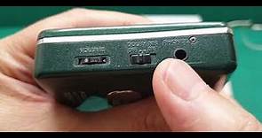 Aiwa HS-PX547 personal cassette player Walkman Green version review