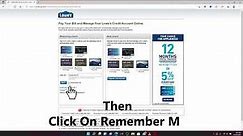 How To Login Lowes Credit Card? Watch Easy Step By Step To Sign In Tutorial Video.