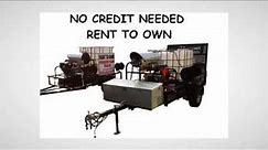 Rent to Own Trailer Mounted Pressure Washer No Credit Needed