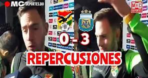 🗣Fernando Saucedo el único que dio la cara tras la derrota (Bolivia 0-3 Argentina) | Mac Deportes