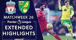 Liverpool v. Norwich City | PREMIER LEAGUE HIGHLIGHTS | 2/19/2022 | NBC Sports