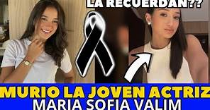 Murio hoy la querida actriz e influencer (MARIA SOFIA no soporto un transplante de HIGADO)