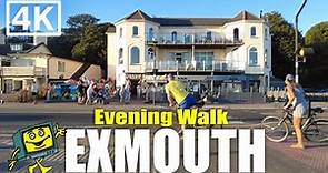 EXMOUTH Devon UK August 2022 - Town Centre & Seafront - 4K Walking Tour