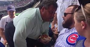 Chris Christie confronts fan at baseball game
