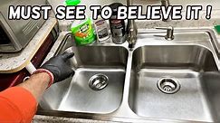 HOW TO CLEAN STAINLESS STEEL KITCHEN SINK LIKE A PRO. PRODUCT REVIEW