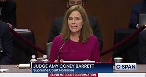 Judge Amy Coney Barrett Full Opening Statement at Supreme Court Confirmation Hearing
