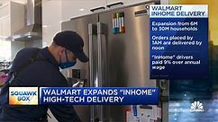 Walmart expands direct-to-fridge 'InHome' delivery service
