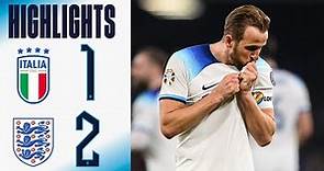 Italy 1-2 England | Kane Becomes England's Record All-Time Goal Scorer | Highlights