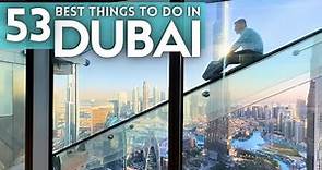 Best Things To Do in Dubai UAE 2024 4K