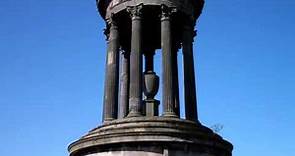 Dugald Stewart Monument Calton Hill Edinburgh Scotland April 1st