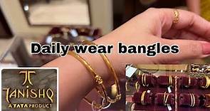 Daily wear Gold Bangle Designs with Price/bangles design/daily wear bangles in gold/deeya/Hindi