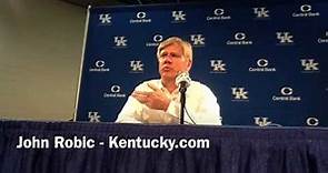 John Robic after win over EKU