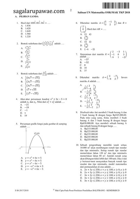 Buku Contoh Soal Matematika SMK