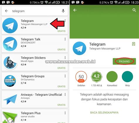 Download dan Instal Aplikasi Telegram