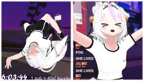 Filian performing stunts