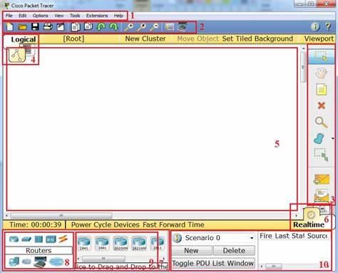 Packet Tracer interface