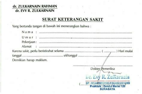 Legalitas Surat Dokter Surabaya dalam Berbagai Keperluan