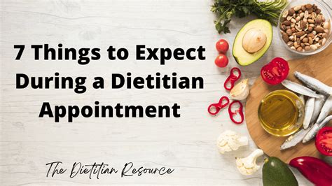 What to Expect During Your First Appointment with a Dietitian