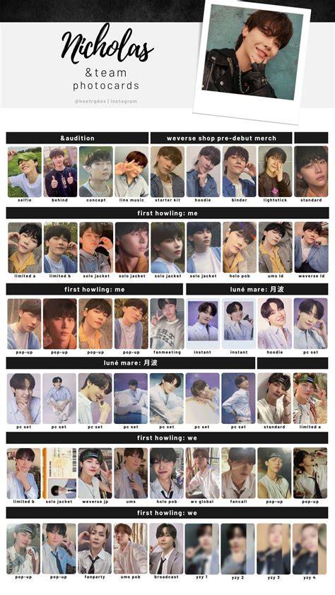 &team Photocard Template