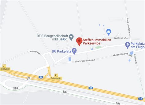 [P] Parkplatz Flughafen Leipzig