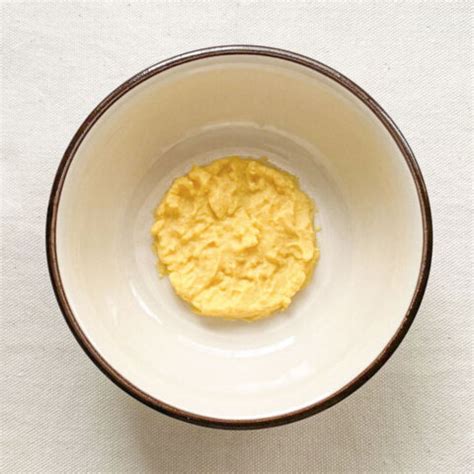 卵黄を使った離乳食