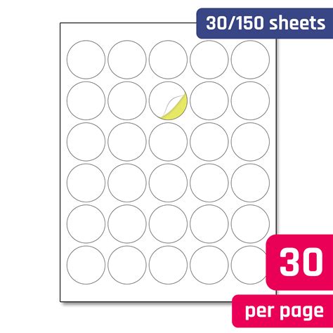 1 5 Inch Round Labels Template