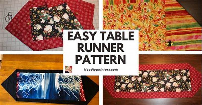 10 Minute Table Runner Pattern