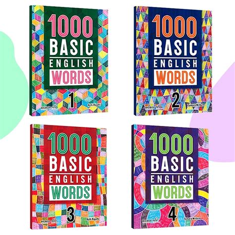 1000 Basic English Words Book