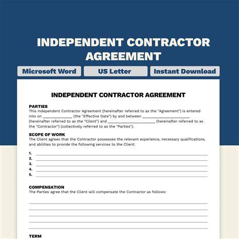 1099 Employee Contract Template
