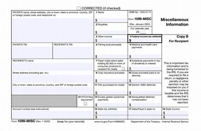 1099 Misc Form Example