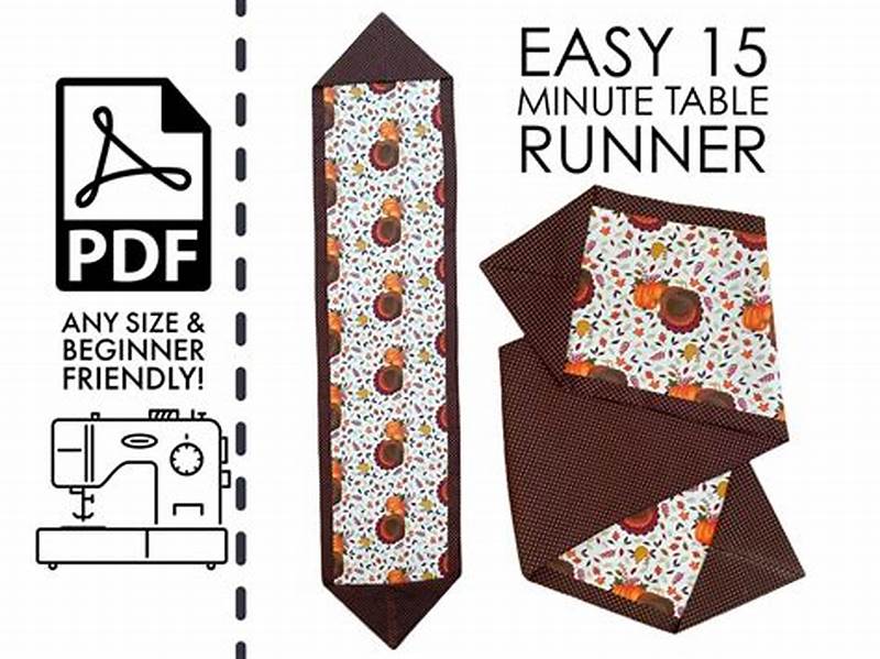 15 Minute Table Runner Pattern