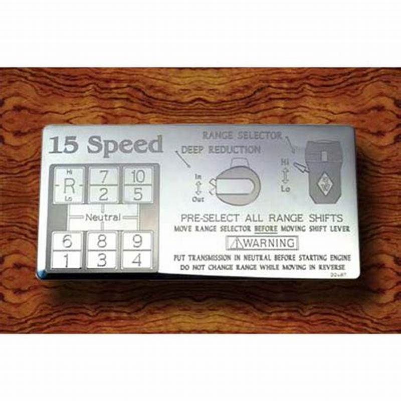 15 Speed Double Over Shift Pattern