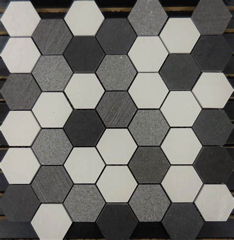 2 Color Hexagon Tile Pattern