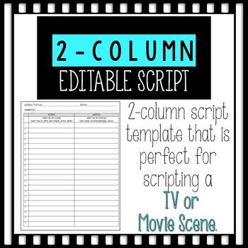 2 Column Script Template