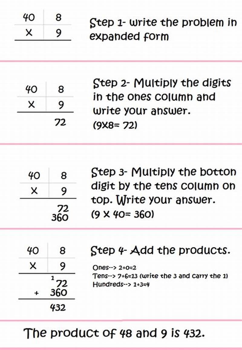 2 Digit Expanded Form Multiplication