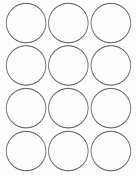 2 In Round Label Template