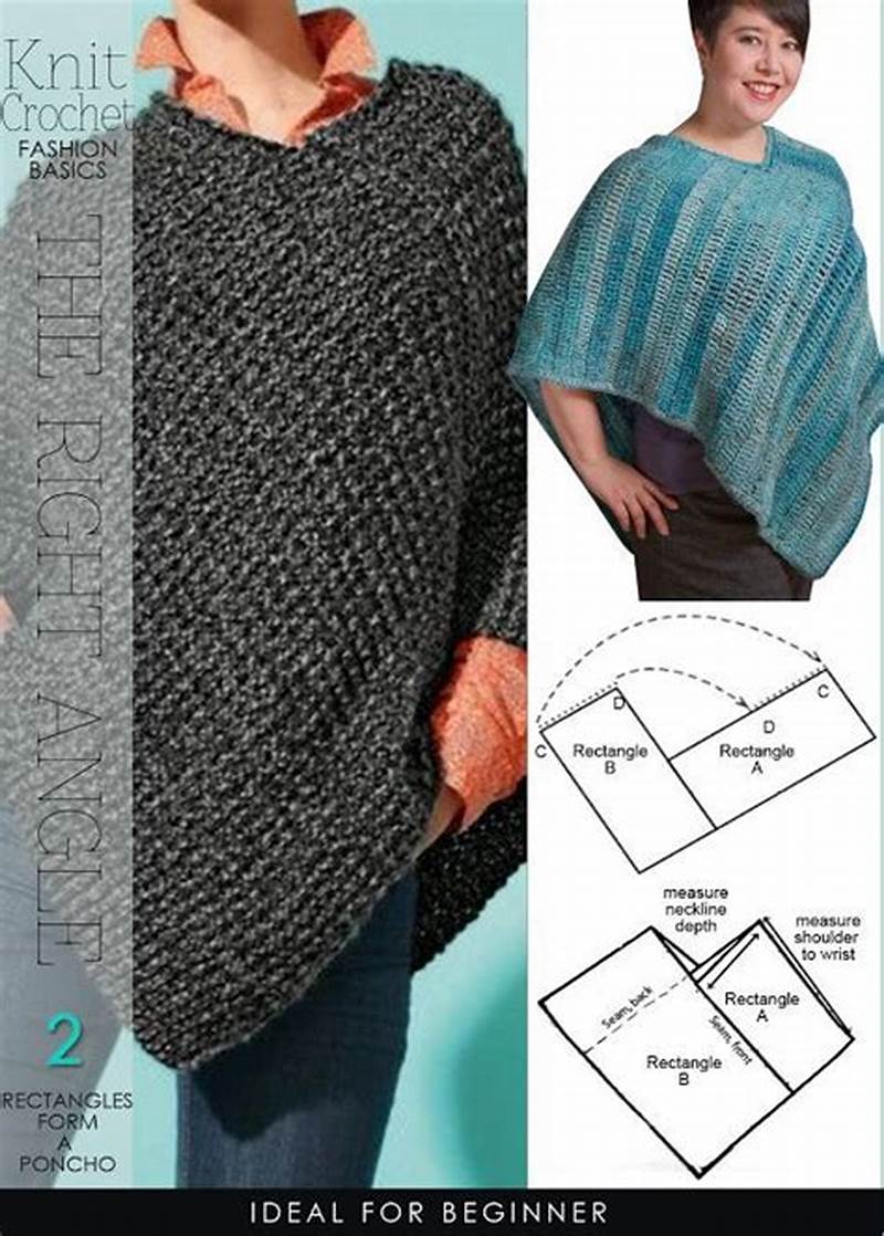 2 Rectangle Poncho Pattern