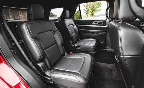 Detailed view of the seating configuration in the 2016 Ford Explorer interior