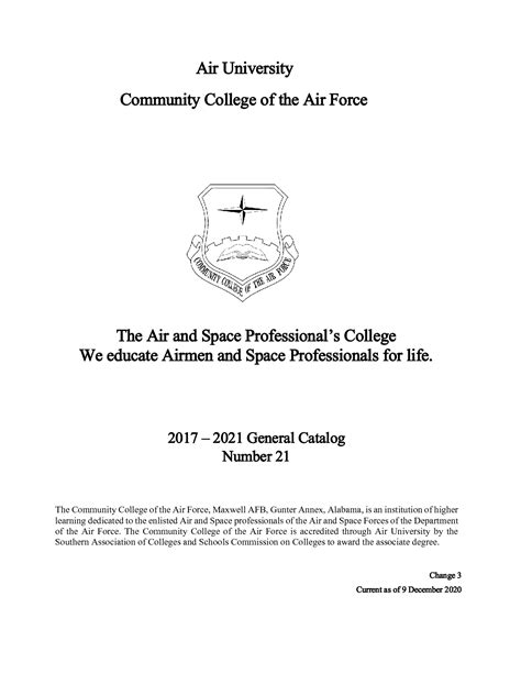 2017 2019 Ccaf General Catalog