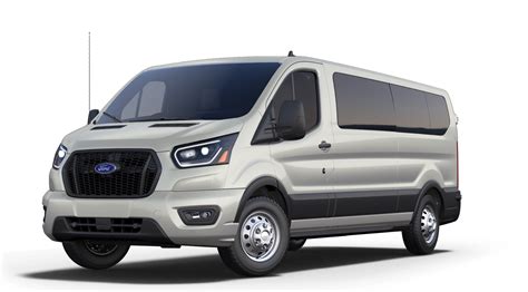 Close-up of the engine bay of a 2023 Ford Transit van