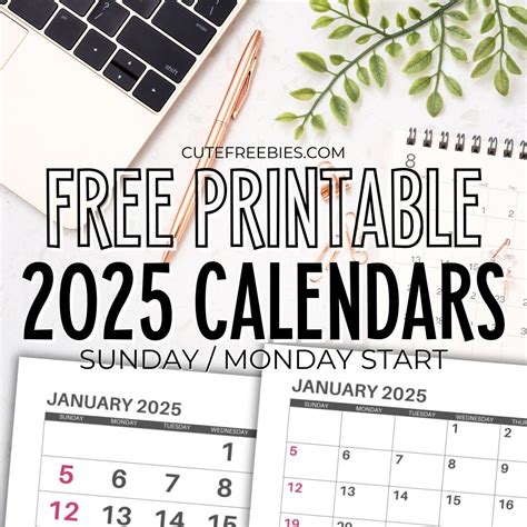 2025 Calendar Printable Free Download